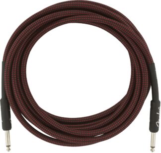 Fender Professional Series Instrument Cable - 15 ft - Red Tweed