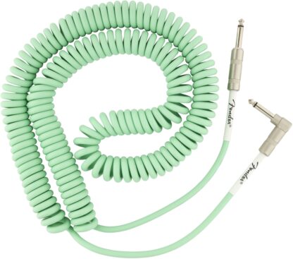 Fender Original Series Coil Cable - Straight-Angle - 30 ft - Surf Green