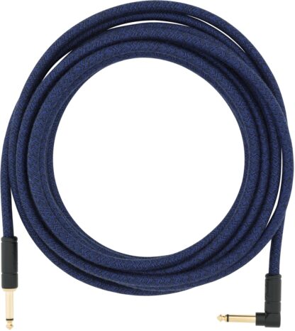 Fender 18.6 ft Angled Festival Instrument Cable - Pure Hemp - Blue Dream