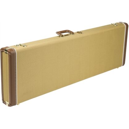 Fender G&G Deluxe Precision Bass Hardshell Case - Tweed with Red Poodle Plush Interior