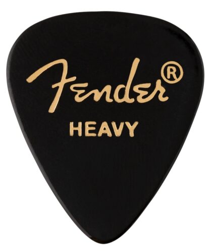 Fender 351 Shape Premium Picks - Heavy - Black - 12 Count