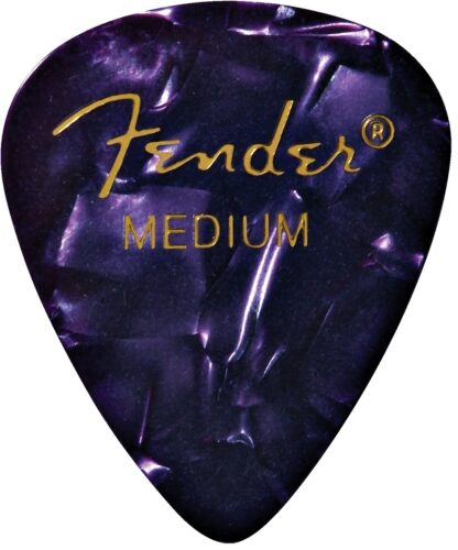 Fender Premium Celluloid 351 Shape Picks - Medium - Purple Moto - 144-Pack