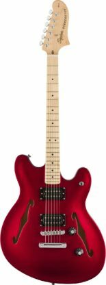 Squier Affinity Series Starcaster Maple Fingerboard Candy Apple Red