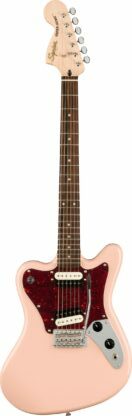 Squier Paranormal Super-Sonic Laurel Fingerboard Tortoiseshell Pickguard Shell Pink