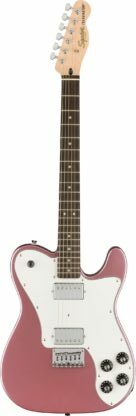 Squier Affinity Series Telecaster Deluxe Laurel Fingerboard White Pickguard Burgundy Mist