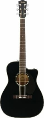 Fender CC-60SCE Concert Walnut Fingerboard Black