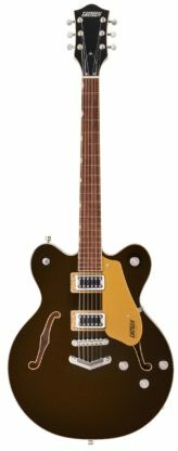 Gretsch G5622 Electromatic Center Block Double-Cut with V-Stoptail Laurel Fingerboard Black Gold