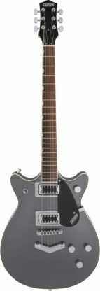 Gretsch G5222 Electromatic Double Jet BT with V-Stoptail Laurel Fingerboard London Grey