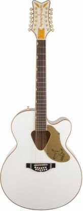 Gretsch G5022CWFE-12 Rancher Falcon Jumbo 12-String Cutaway Electric Fishman Pickup System White