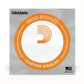 D'Addario BW042 Bronze Wound Acoustic Guitar Single String - .042