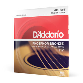 D'Addario EJ17 Phosphor Bronze Acoustic Guitar Strings - Medium - 13-56