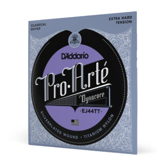 D'Addario EJ44TT ProArte Dynacore Classical Guitar Strings - Titanium Trebles - Extra-Hard Tension