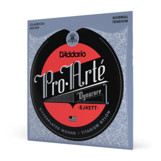 D'Addario EJ45TT ProArte Dynacore Classical Guitar Strings - Titanium Trebles - Normal Tension