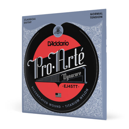 D'Addario EJ45TT ProArte Dynacore Classical Guitar Strings - Titanium Trebles - Normal Tension