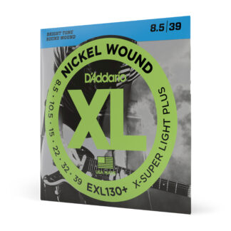 D'Addario EXL130 Nickel Wound Electric Guitar Strings - Extra-Super Light - 08-38