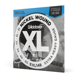 D'Addario EXL148 Nickel Wound Electric Guitar Strings - Extra-Heavy - 12-60