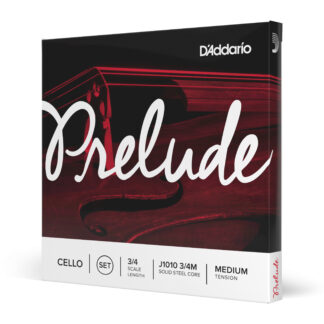 D'Addario Prelude Cello String Set - 3/4 Scale - Medium Tension