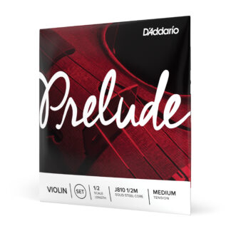 D'Addario Prelude Violin String Set - 1/2 Scale - Medium Tension
