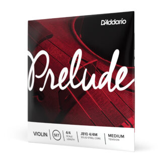 D'Addario Prelude Violin String Set - 4/4 Scale - Medium Tension