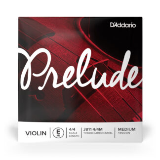 D'Addario Prelude Violin Single E String - 4/4 Scale - Medium Tension