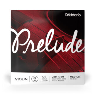 D'Addario Prelude Violin Single G String - 4/4 Scale - Medium Tension