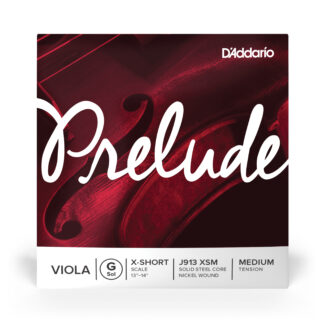 D'Addario Prelude Viola Single G String - Extra Short Scale - Medium Tension