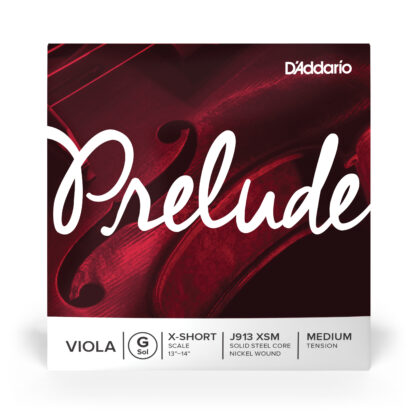 D'Addario Prelude Viola Single G String - Extra Short Scale - Medium Tension