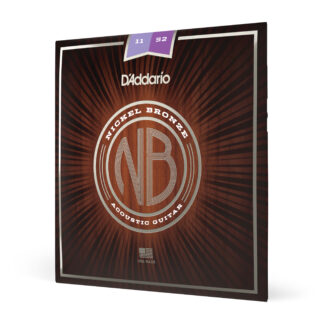 D'Addario NB1152 Nickel Bronze Acoustic Guitar Strings - Custom Light - 11-52