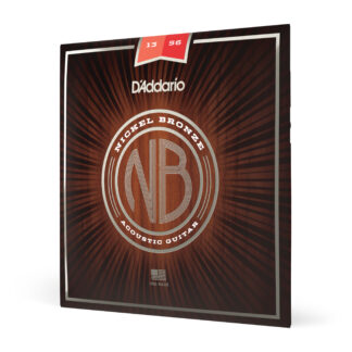 D'Addario NB1356 Nickel Bronze Acoustic Guitar Strings - Medium - 13-56