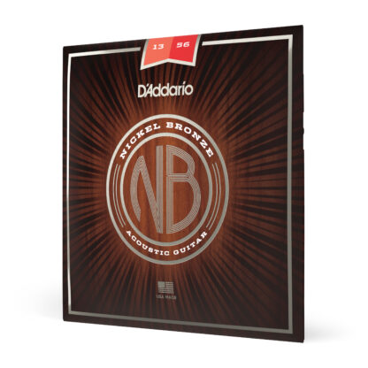 D'Addario NB1356 Nickel Bronze Acoustic Guitar Strings - Medium - 13-56