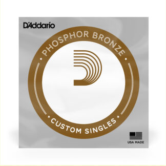 D'Addario PB032 Phosphor Bronze Wound Acoustic Guitar Single String - .032