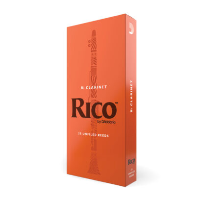 Rico by D'Addario Bb Clarinet Reeds - Strength 2.5 - 25-pack