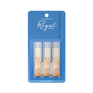 Royal by D'Addario Bb Clarinet Reeds - Strength 3 - 3-pack