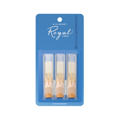Royal by D'Addario Bb Clarinet Reeds - Strength 3 - 3-pack