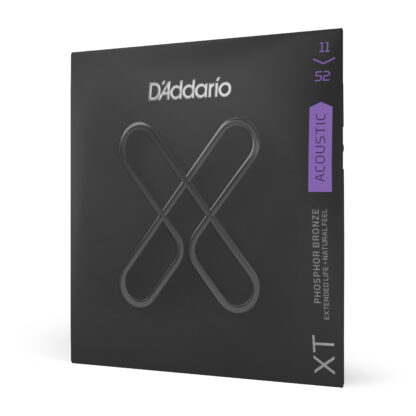 D'Addario XTAPB1152 XT Phosphor Bronze Acoustic Guitar Strings - Custom Light - 11-52