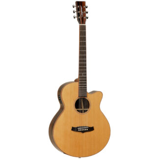 Tanglewood TWJSFCE Java Exotic Super Folk Electro-Acoustic Guitar
