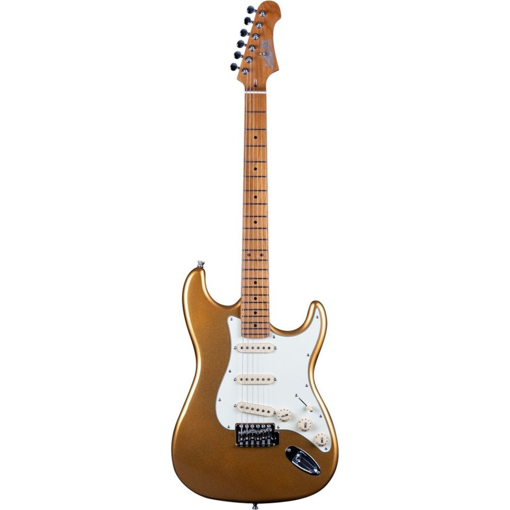 JET JS-300 SSS Strat Type With Modern Feel In Gold – Hickies Music