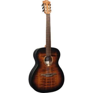 Lag Tramontane 70 TN70A-B&B Nylon Auditorium Guitar In Black & Brown