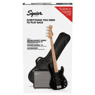 Squier Affinity Precision Bass PJ Pack Black with Rumble 15 UK
