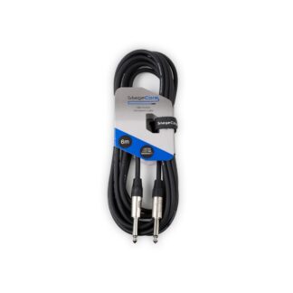 Core 6m 6.35mm Mono Jack Instrument Cable – Black