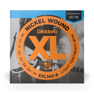 D'Addario EXL140-8 8-String Electric Guitar Strings 10-74