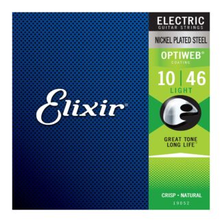 Elixir Optiweb Nickel Electric Guitar Strings Light 10-46