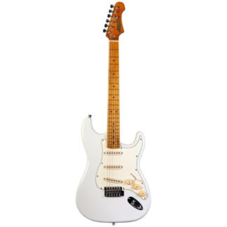 JET JS-300 Strat-Style Electric Guitar - Olympic White