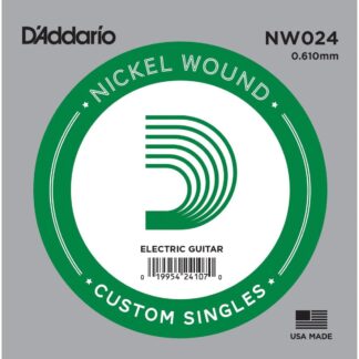 D'Addario NW024 Nickel Wound Single String .024