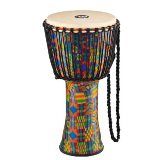 Meinl 12in Travel Rope Djembe Kenyan Quilt