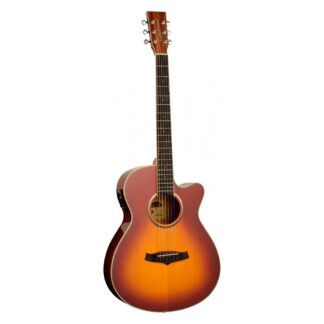 Tanglewood Winterleaf Super Folk Acoustic - Cherry Sunburst