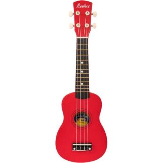 Laka Rainbow Series Ukulele with Bag - Red