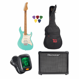 Hickies Electric Guitar Starter Bundle – Cort G200SE & Blackstar Amp with Bag, Tuner & Picks