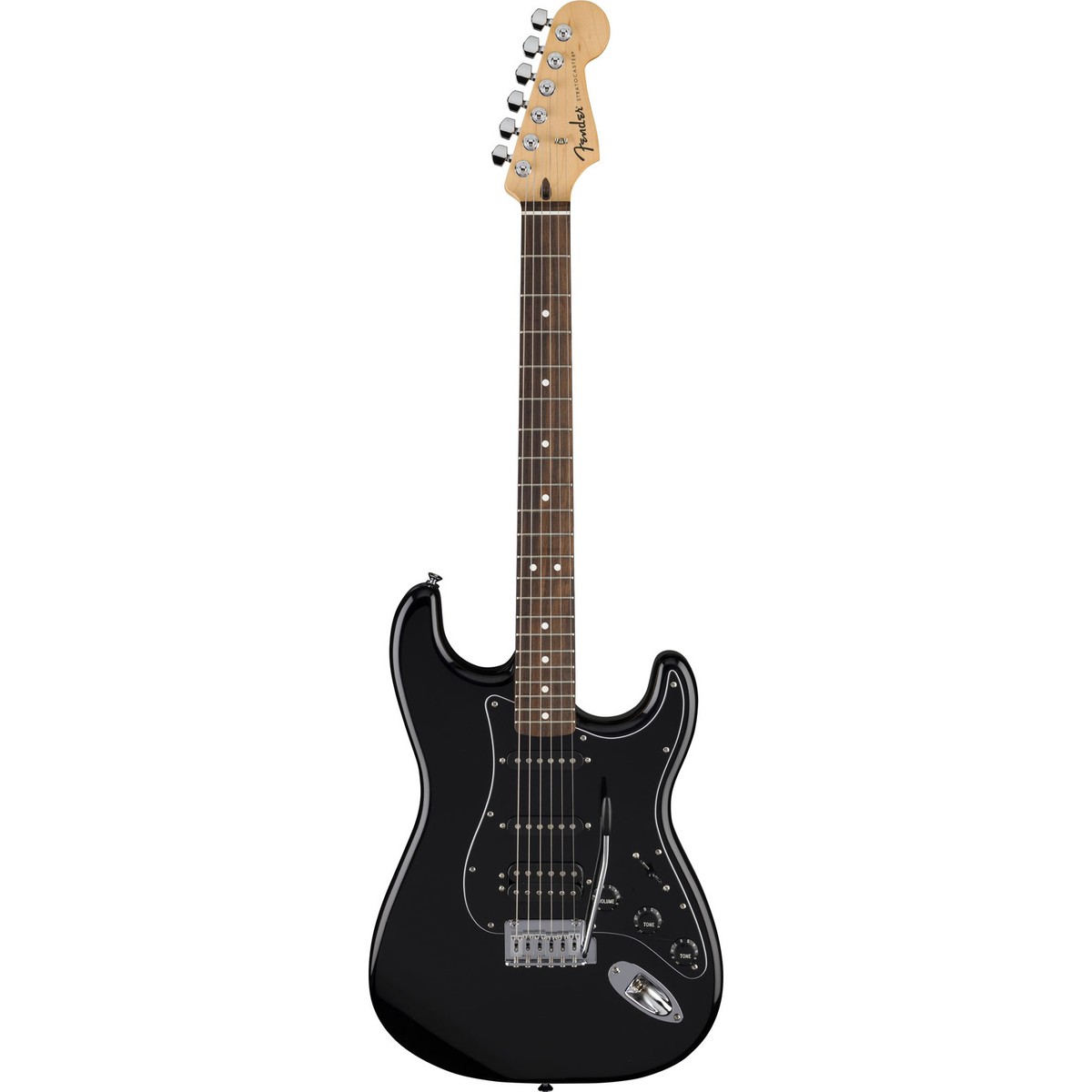 Fender Standard Strat HSS Laurel Black Pickguard BLack