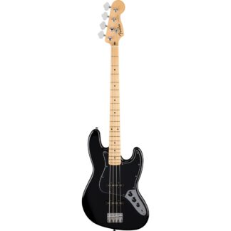 Fender Standard J Bass Maple Neck Black Pickguard - Black